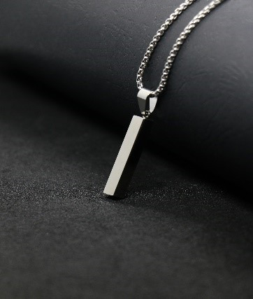 Stainless steel men's fashion necklace