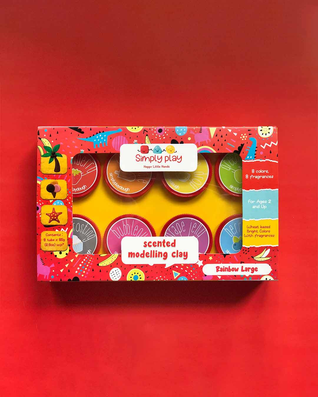 Rainbow Large |  Play Dough Packs