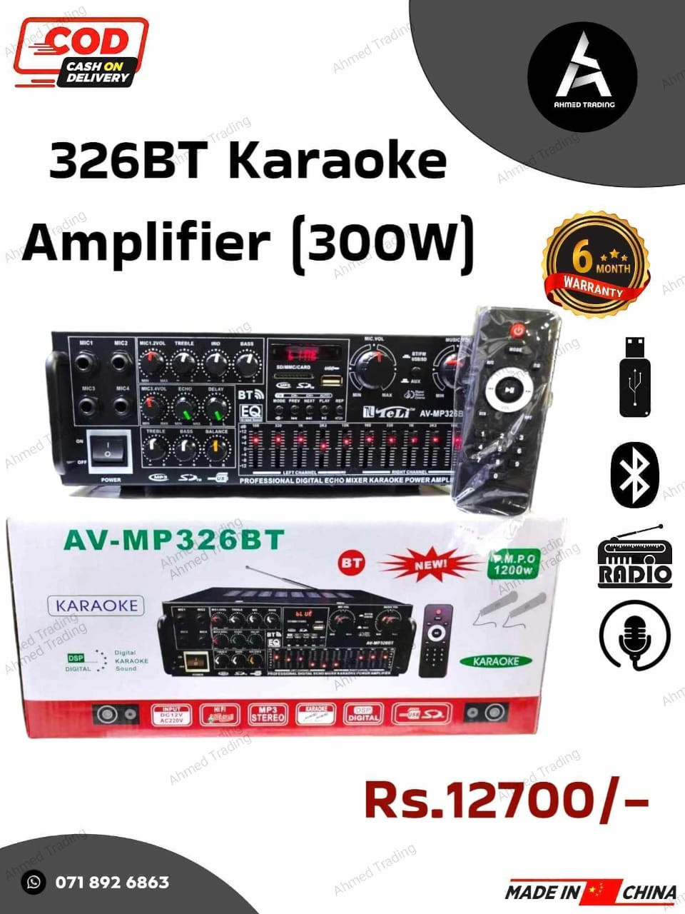 Amplifier 326 BT Karaoke