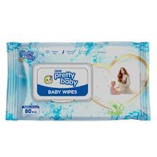 Pretty Baby Baby Wipes 80 Pieces