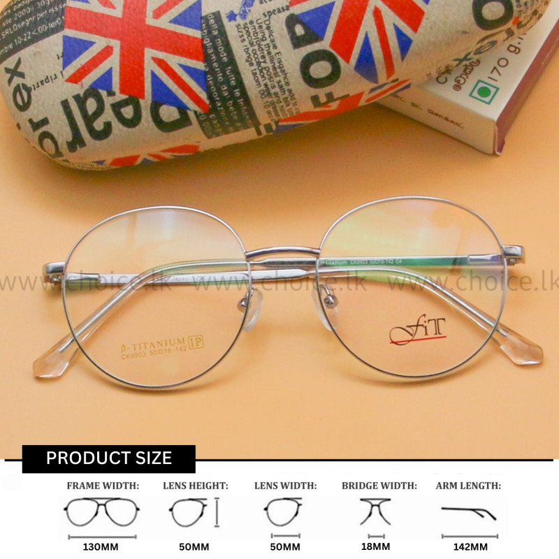 FIT CK9903 Iron Plated Eyeglass Frame