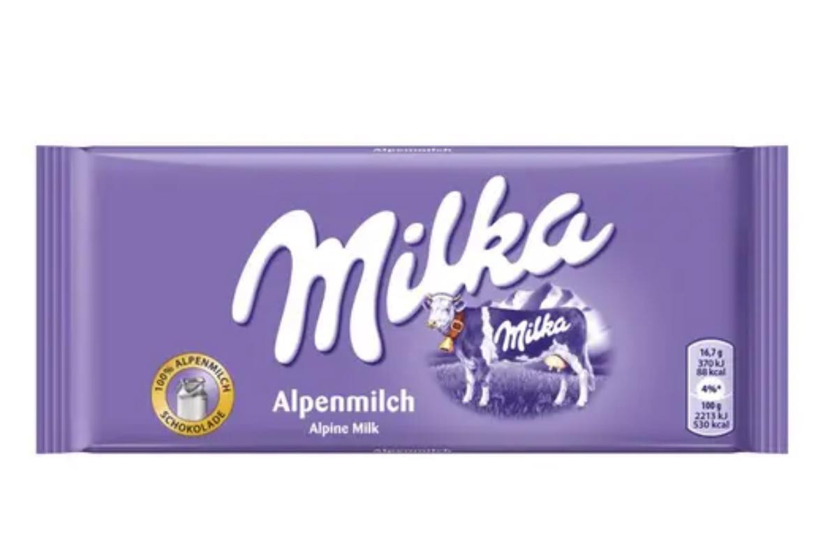 Milka Alpine Milk 100g